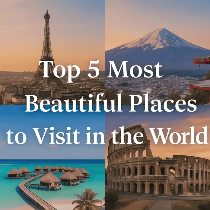 Top 5 Most Beautiful Places to Visit in the World