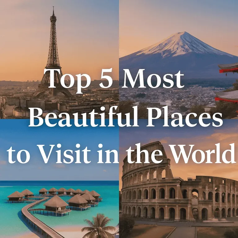 Top 5 Most Beautiful Places to Visit in the World