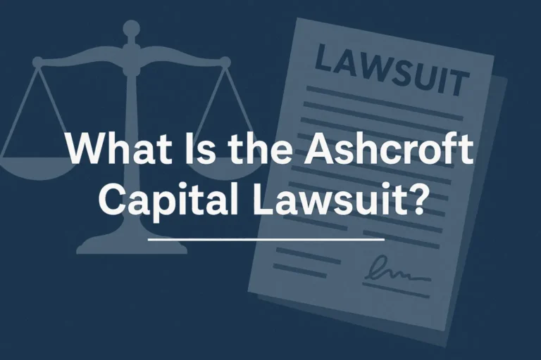 What is the Ashcroft Capital Lawsuit